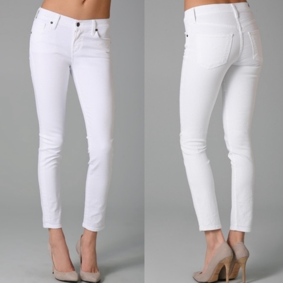 Citizens Of Humanity Denim - Citizens of humanity white Thompson ankle skinny